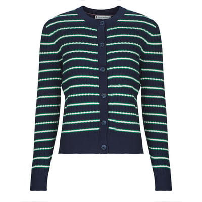 Vest Tommy Hilfiger CO CABLE FINE GG C-NK LS CARDI