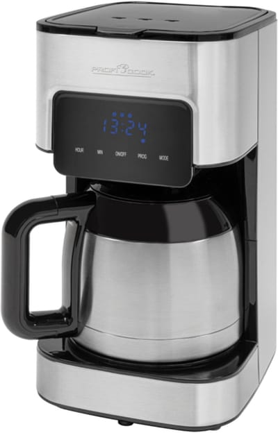 ProfiCook KA 1191 - Koffiezetapparaat - Zwart/ RVS  - Capaciteit koppen: 10  - Thermoskan