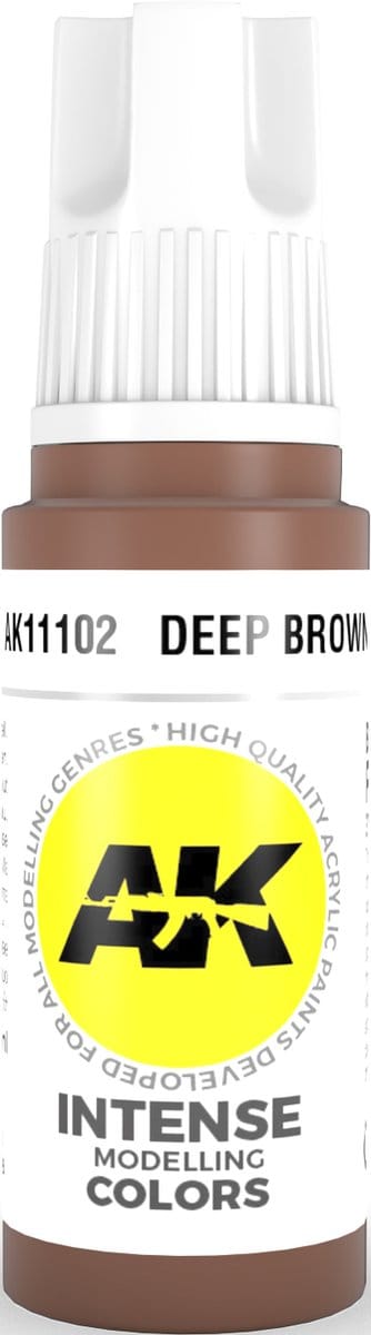 Deep Brown Acrylic Modelling Color - 17ml - AK-11102
