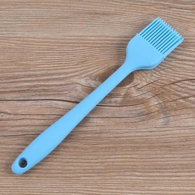 Finnacle - Bakkwast - Siliconen bak kwast - Invetkwast - Bakken - Invetten - Koken - Siliconen - BBQ kwast - Blauw - 21CM