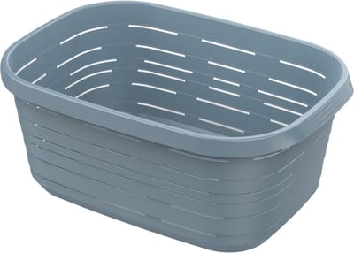 M - Home - Wasmand - Signature - 50 L - 64 x 43 x 26 cm - Blauw - Kunststof