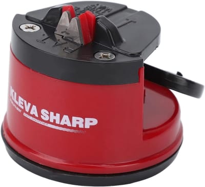 Duurzame Suction Cup Mes Tool met Wolfraam Stalen Snijblad - Lichtgewicht Pocketformaat Slijper voor Snelle en Eenvoudige Keuken Gebruik
