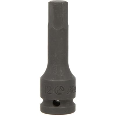 Zeskantige slagmoer HANS 1/2" M12, lengte: 78mm