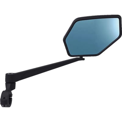 BBB Cycling E-view Clamp Mount Fietsspiegel E-Bike Links - Montage Op Het Stuur - Achteruitkijkspiegel - Multi Verstelbaar - Gecertificeerd Voor Speed Pedelec en Elektrische Fiets - BBM-02