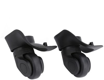 Allecto - Suitcase Wheels - Vervangwielen - Duurzaam en betrouwbaar - Zwart - Bagagewielen - Perfect voor jouw koffer - Zwart
