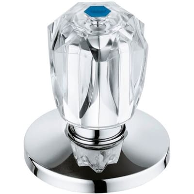 GROHE Bovenstuk 11541 1/2\" f.UP-Vent. Brillant greep markering blauw chroom, 11541000