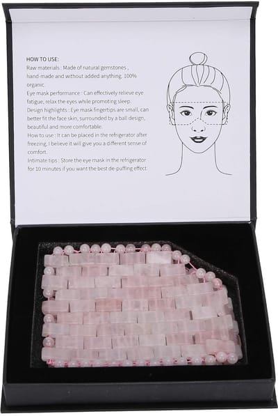 Dailygoods- Oogmasker Premium Jadestone - Oogmasker Warm/Koud - Oogmasker Slaap - Oogmasker voor Donkere Kringen - Oogmasker voor Oogvermoeidheid - Luxe Spa-ervaring - Oogcompress