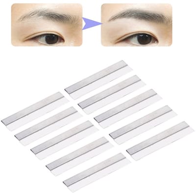 Dailygoods- Wenkbrauwscheermesjes 100 Stuks - Reservemesjes