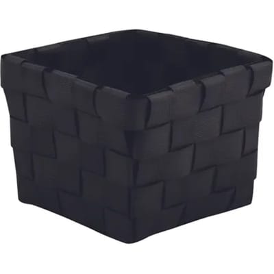 Msv Opbergmandje Zwart 10x10cm