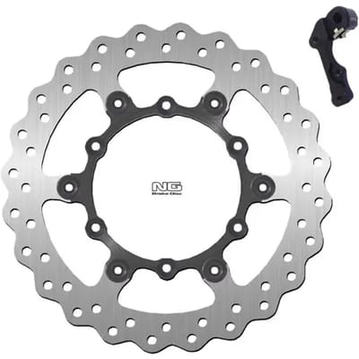 Vlotterende motorremschijfset en steuntje NG Brake Disc Wave 1153XK05