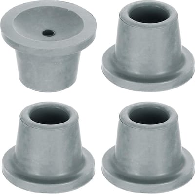 Reservepoten Douchestoel - Stoel Onderdelen - Meer Stabiliteit - Antislip Zuignap - 4 stuks - Grijs