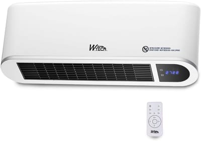 Keramische Wandradiator - Elektrische Kachel - Snelle Ruimte Verwarming - Met Afstandsbediening - 50x19x12 cm