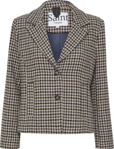 Saint Tropez VickySZ Short Coat Dames Blazer - Maat M