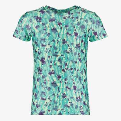 Osaga Dry meisjes sport T-shirt met print groen - Maat 116