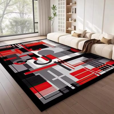 Nordische Stijl Moderne Tapijten Slaapkamer Nachtkastje Vloerkleden Boho Woonkamer Sofa Decoratie Vloermat Antislip Huisdecoratie Grote Tapijten 120*160cm