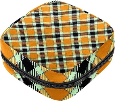 Maandverband Opbergtas - Periode Kit - Persoonlijke Hygiëne - Zacht en Duurzaam - 17 x 17 x 12 cm - Meerkleurig