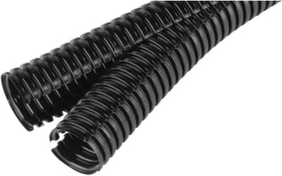 Frankische flexibele buis deelbaar 16mm zwart - per rol 50 meter