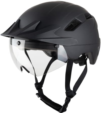 VINZ Danube NTA8776 Helm - Goedgekeurde helm Speed Pedelec, E-Bike, Fiets, Snorscooter - 2 magnetische vizieren