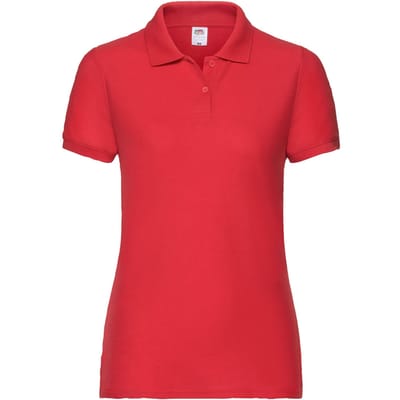 Fruit of the Loom Dames/dames Poloshirt (Rood)