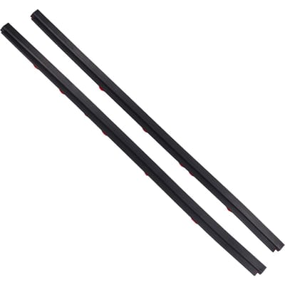 2 Pièces Bande d'Étanchéité en Caoutchouc pour Pare-Brise Arrière de Voiture 8200341503 Remplacement pour Clio 2005‑2018 (Modèles à 3 portes uniquement) black