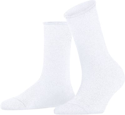 FALKE Shiny eenkleurig lyocell sokken dames wit - maat 35-38