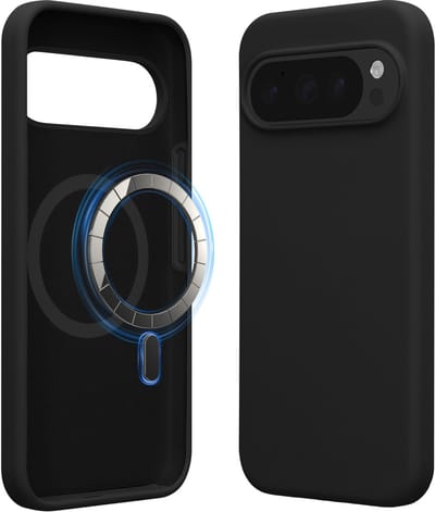 kwmobile telefoonhoesje geschikt voor Google Pixel 10 Pro XL - Hoesje met magneet compatibel met MagSafe - Smartphone case in zwart