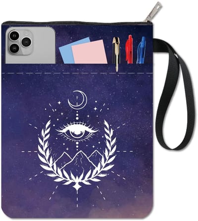 Dailygoods - Waterdichte Boekhoes met Rits voor Paperbacks (Blauw)