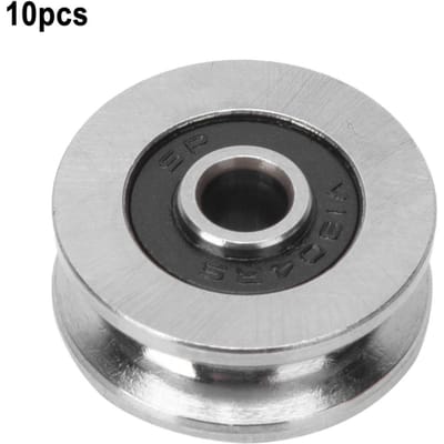 10 stuks TV0418 4*18*8mm V-groef baanrolager geleiderail lager
