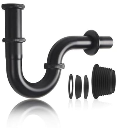Universele Sifon voor Wasbak - 1 1/4" x 32mm, Rvs Afvoerslang voor Badkamer en Keuken