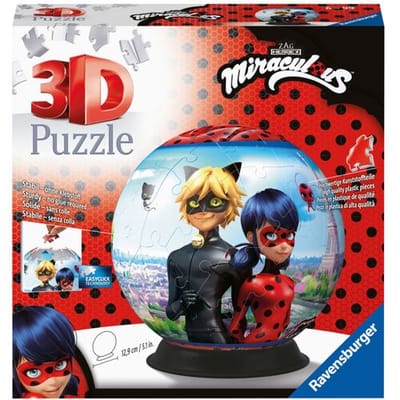 Ravensburger Miraculous puzzleball - 3D Puzzel - 72 stukjes