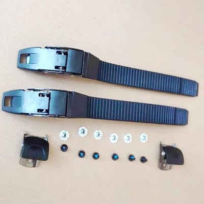 Inline Skate Gespen - Schoen Riemen - Schoenen Repareren - Slijtvast PP Materiaal - 22 x 2 cm - Zwart
