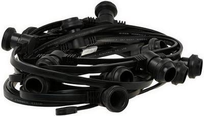 Simply Design P20 Waterdichte Prikkabel met 35 Fittingen 20 m Zwart
