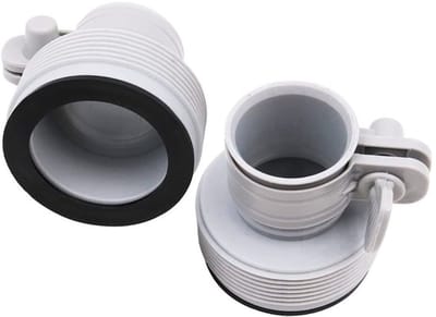 Slangomzettingsadapters Kit - Upgrade filterpomp - 1,25 inch tot 1,5 inch - 4 Pack - Geschikt voor Intex Pool - Kunststof