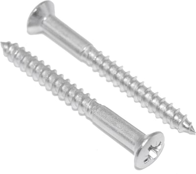 Roestvrijstalen Houtschroeven Lensverzonken A2 PZ Kruiskop 5x40mm (50 stuks)