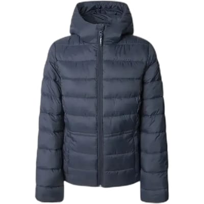 Pepe Jeans Sally Short Jas Blauw L Vrouw