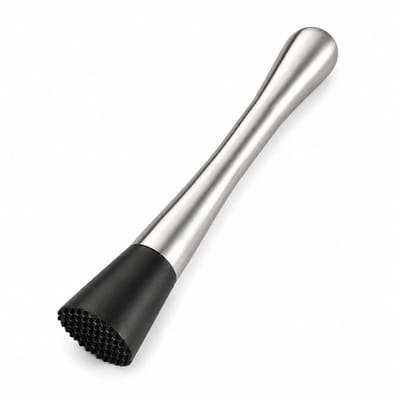 My Green Deal – RVS Cocktail Stamper – Cocktail Muddler – Bar Stamper – Premium 304 RVS – Antislip & PFAS-vrij