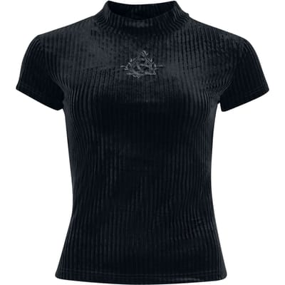 Black Premium by EMP T-shirt - Essential - Velvet - S tot XXL - voor Vrouwen - zwart