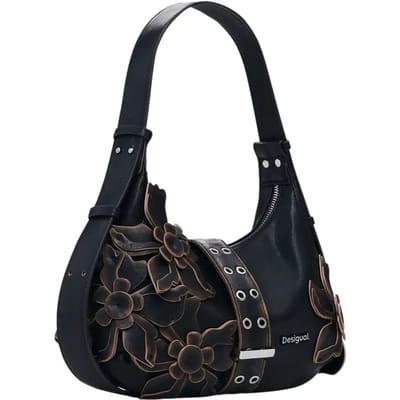 Desigual schoudertas Curio Margo Shoulder Bag Chocolate donkerbruin