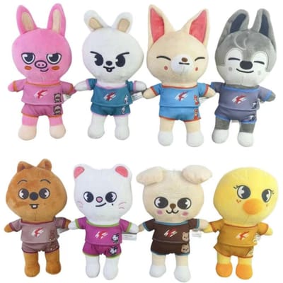 Skzoo Knuffels Schattig En Charmant Stray Kid Knuffels Cartoon Knuffeldieren Knuffels Poppen Schattige Metgezel ontworpen voor Kamerdecoratie Kinderen