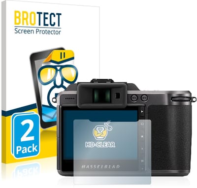 BROTECT - Screenprotector voor Hasselblad X1D II 50C - Folie Beschermfolie transparant 2 Stuks