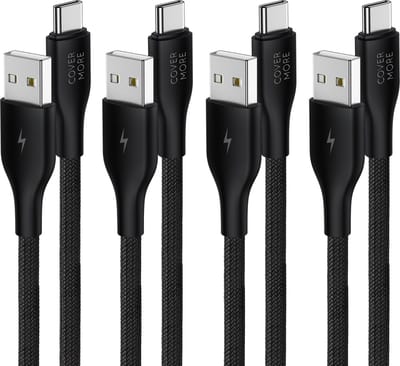 Oplader kabel geschikt voor Samsung galaxy telefoon en tablet - Usb naar usb C - Oplaadkabel - 4 stuks - 1m