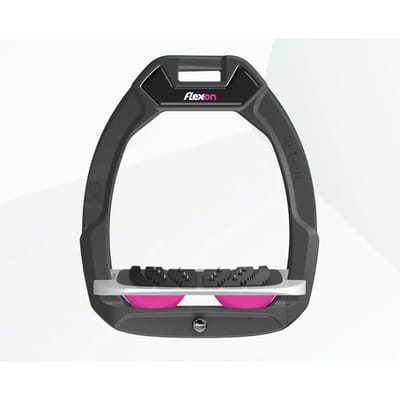 Veiligheidsstijgbeugels Incliné Ultra Grip Antraciet/Grijs/Roze Flex-On Safe-On