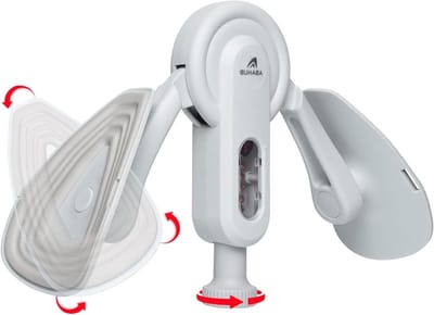 Dijbeentrainer Bekkenbodemtrainer - Thigh Trainer - Thuis Fitness - Verstelbare Weerstand - Compact Ontwerp - Grijs