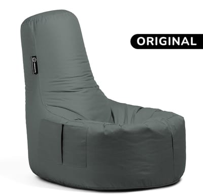 Casacomfy Gamer Original - Zitzak - Volwassenen & Tieners - Ergonomisch - Waterbestendig - Antraciet
