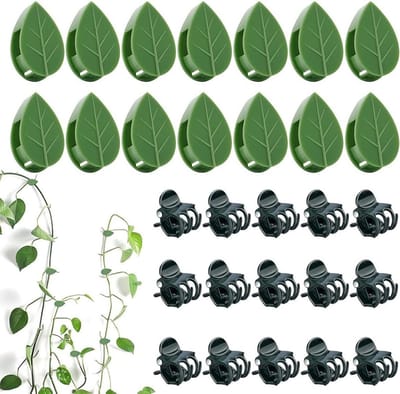 Plantenhaken - Wandhouders - Klimplanten Steunen - Verborgen Ontwerp - 80 Stuks - Groen