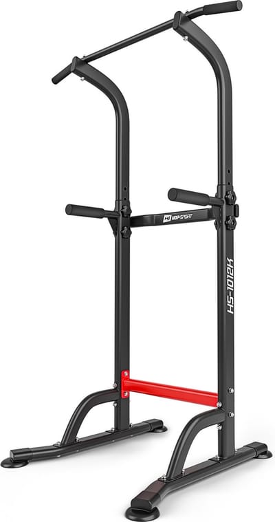 Hop-Sport powertower HS-1012 - powertower met dipstation en optrekstang - krachtstation voor thuis