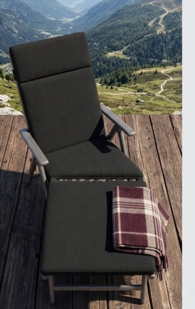 Ligstoel Opvouwbaar 183x61x39 cm met - 183x61x39 cm - Medahomestore