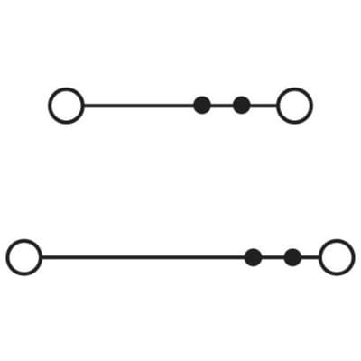 Phoenix Contact 3209609 Klem 2-etages 5.2 mm Spanveer Grijs 50 stuk(s)