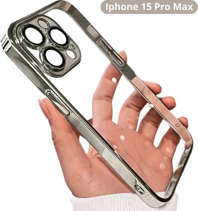 Nivard Telefoon Hoesje - Telefoonhoesjes - Phone Case - Shockproof - Premium Protection - Geschikt Voor iPhone 15 Pro Max - Zilvergrijs