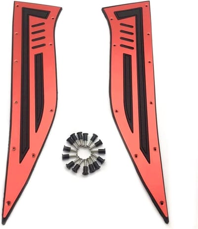 Voetsteun Motorfiets - Voetsteun Passagier - Comfortabel Rijden - Antislip Grip - 200 gram - Zilver